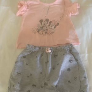 Disney Baby 2pc Outfit